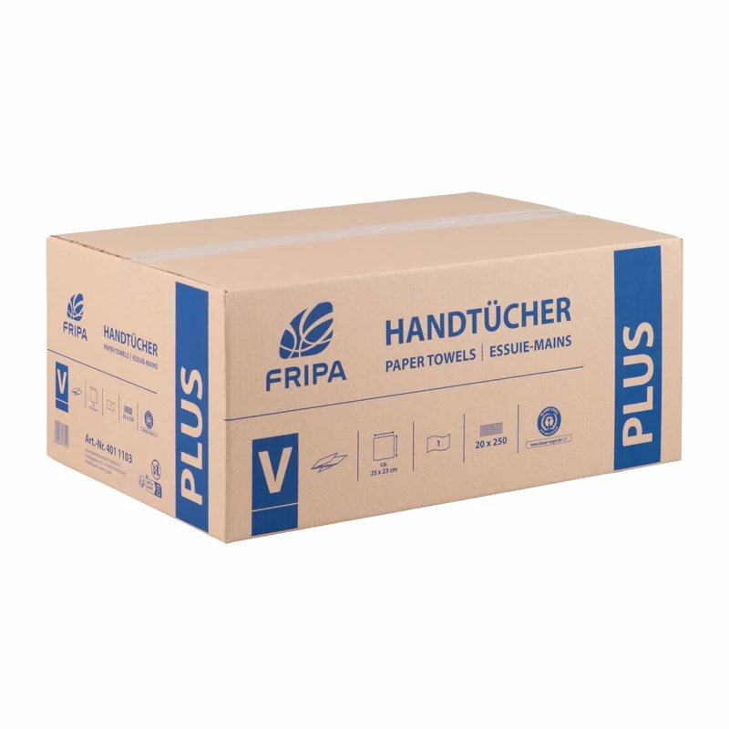Fripa PLUS Papierhandtücher, 25 x 23 cm, 1-lagig