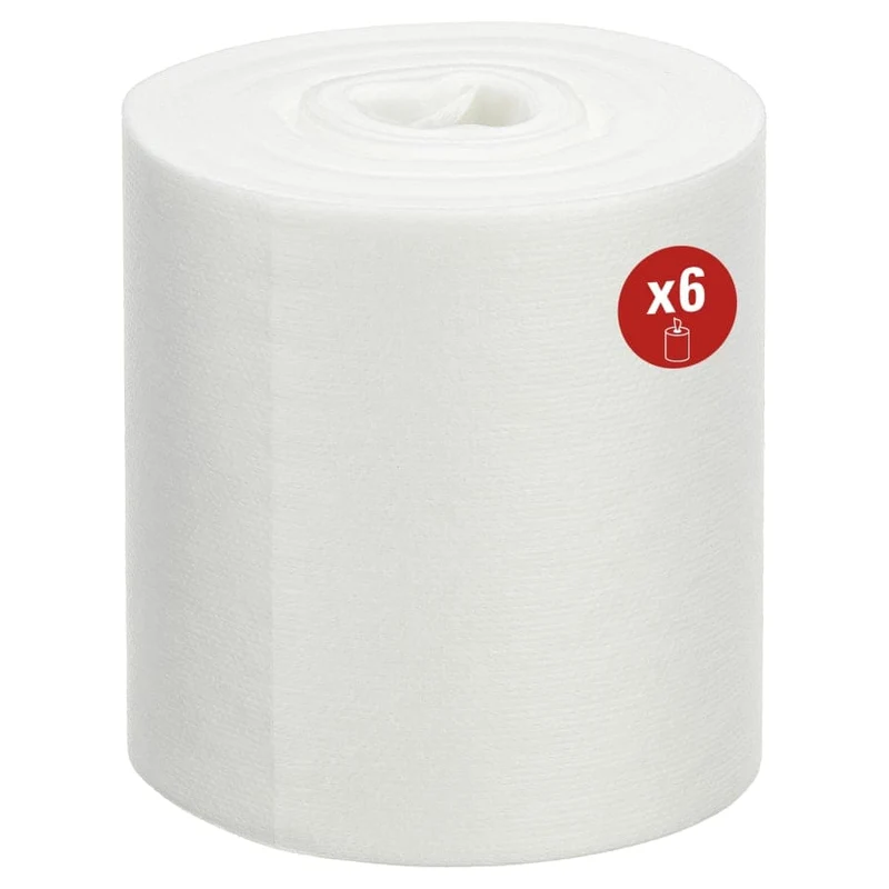 WypAll® Reinigungstücher Wettask, weiß, perforiert