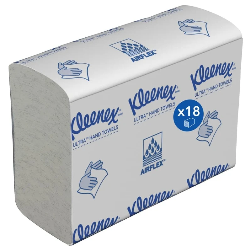 Kleenex® Ultra™ Papierhandtücher, 2-lagig, Z-Falz, 24,1 x 19,1 cm