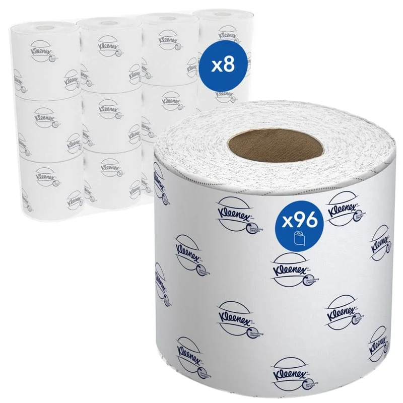 Kleenex® Toilettenpapierrollen, 250 Stück, 2-lagig