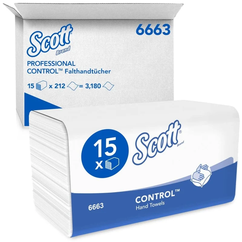 Kimberly-Clark Papierhandtücher SCOTT Control, 31,8 x 32 cm