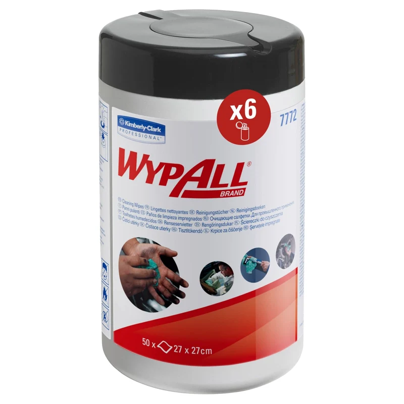 WYPALL* Reinigungstücher in der Spenderdose