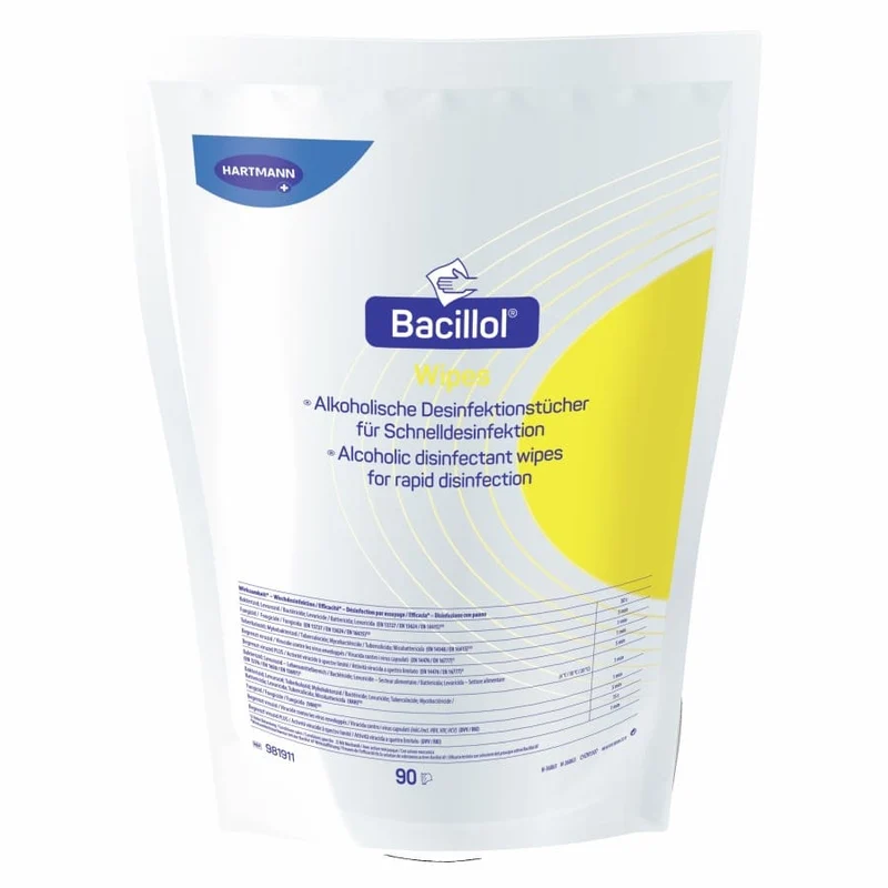 Hartmann Bacillol Wipes Desinfektionstücher gebrauchsfertig Flächendesinfektion