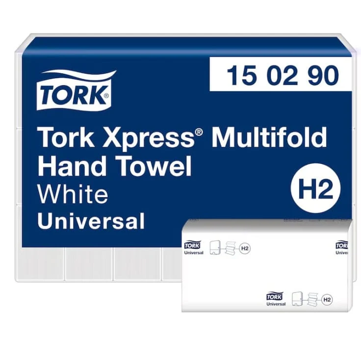 Tork Xpress Multifold Papierhandtücher 2-lagig hygienische Handtrocknung
