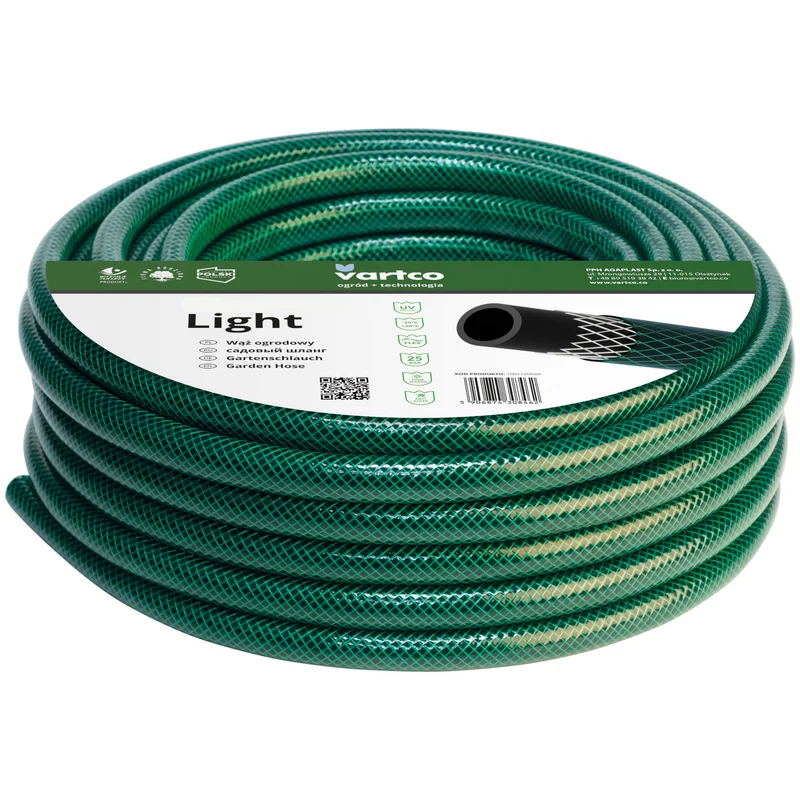 3-lagiger Wasserschlauch Gartenschlauch Schlauch Gartenbewässerung Flexibel Flexischlauch Polyester-Kreuzgeflecht UV-beständig 25 Bar 1/2" 20m