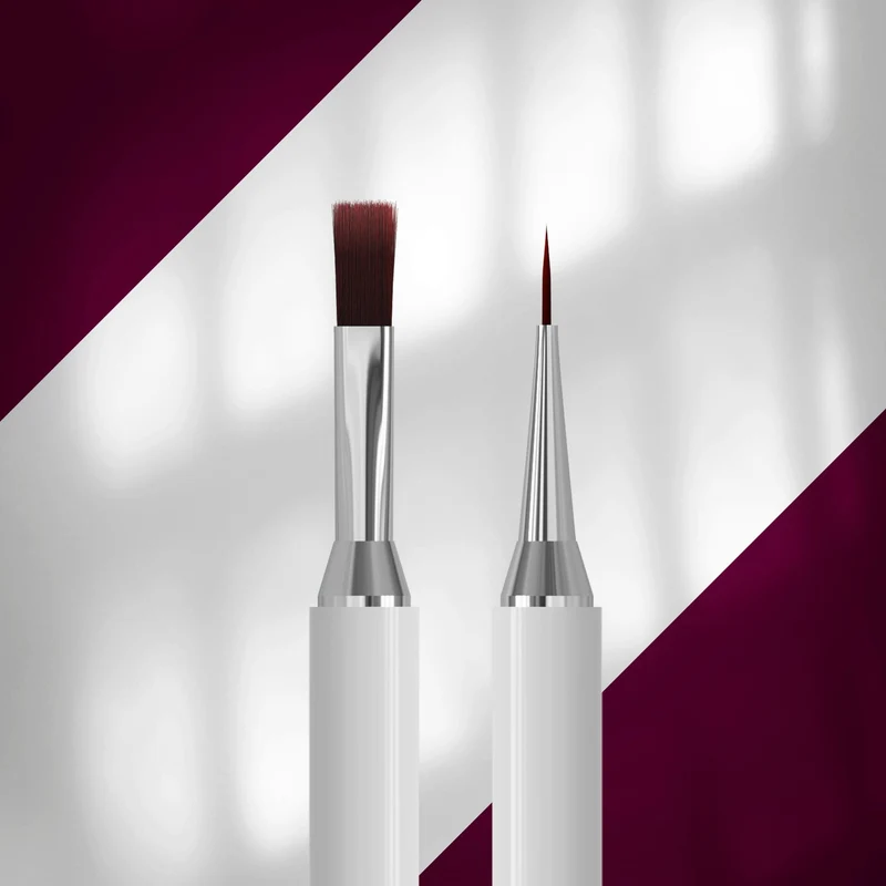 STALEKS EXCLUSIVE 08/03 Doppelseitiger Pinsel für Gel 10 mm / Liner 10 mm