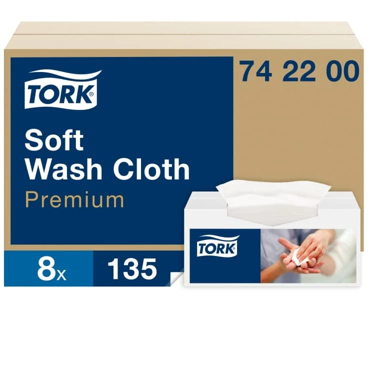 Tork Premium Waschtuch Einzeltücher weich hygienische Körperpflege