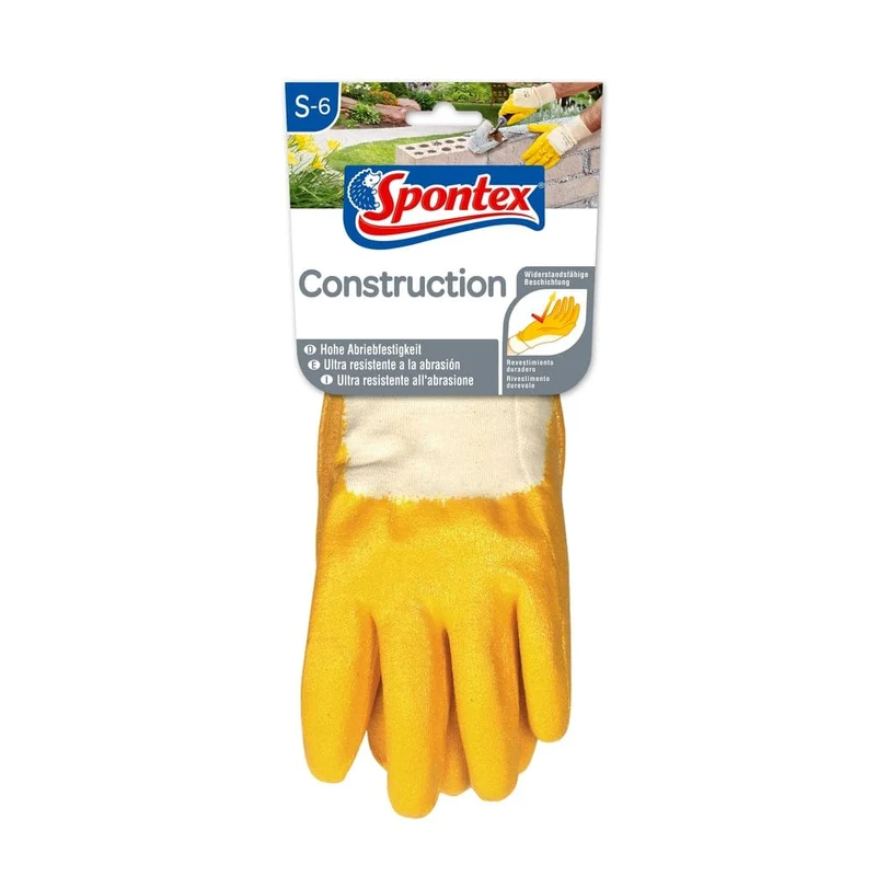 Spontex Construction (Typ 4) Werkzeug Handschuhe