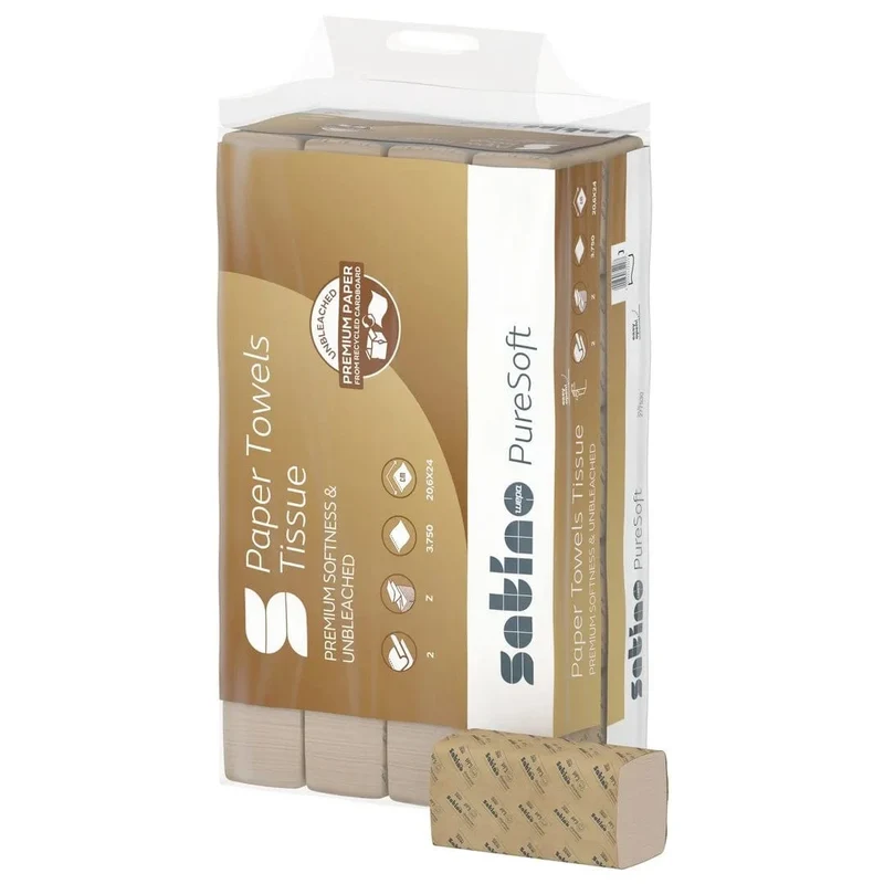 Satino PureSoft Papierhandtücher Z-Falz 2-lagig