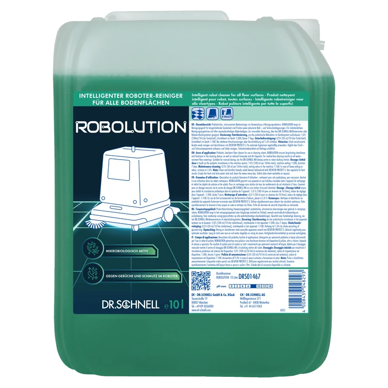 DR. SCHNELL ROBOLUTION – Intelligenter 2-in-1 Roboter-Reiniger