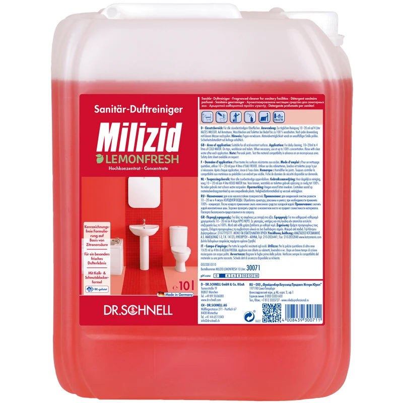 Dr. Schnell Milizid Lemonfresh bakterizider Sanitärreiniger