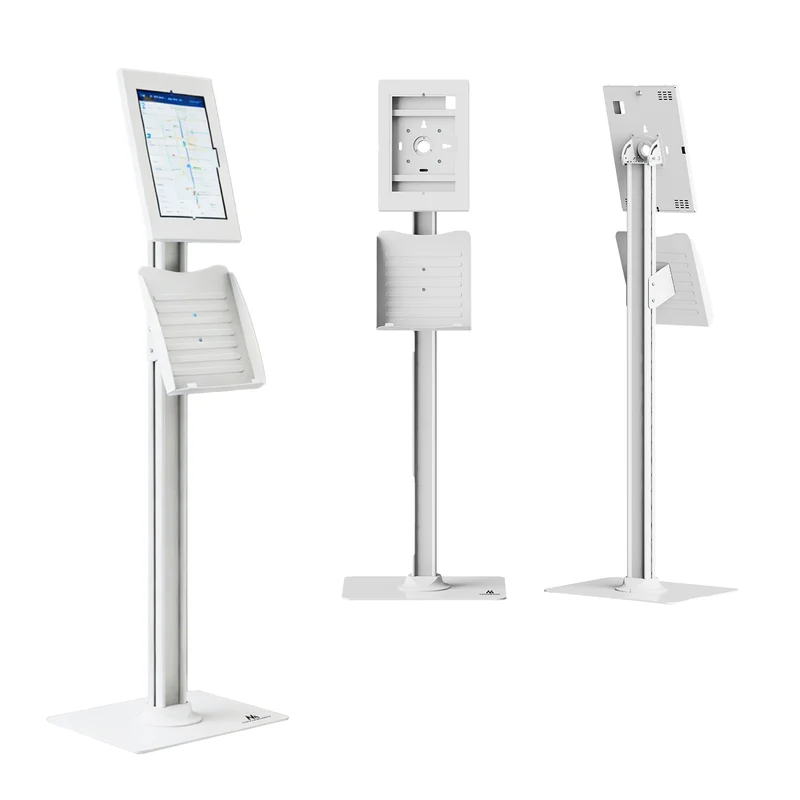 Maclean-Werbehalterung für Tablets, mit Verriegelung, 10,9"–11", iPad Air/Pro, Samsung Tab A- und S-Serie, 220 × 323 × 22 mm, MC-960 W