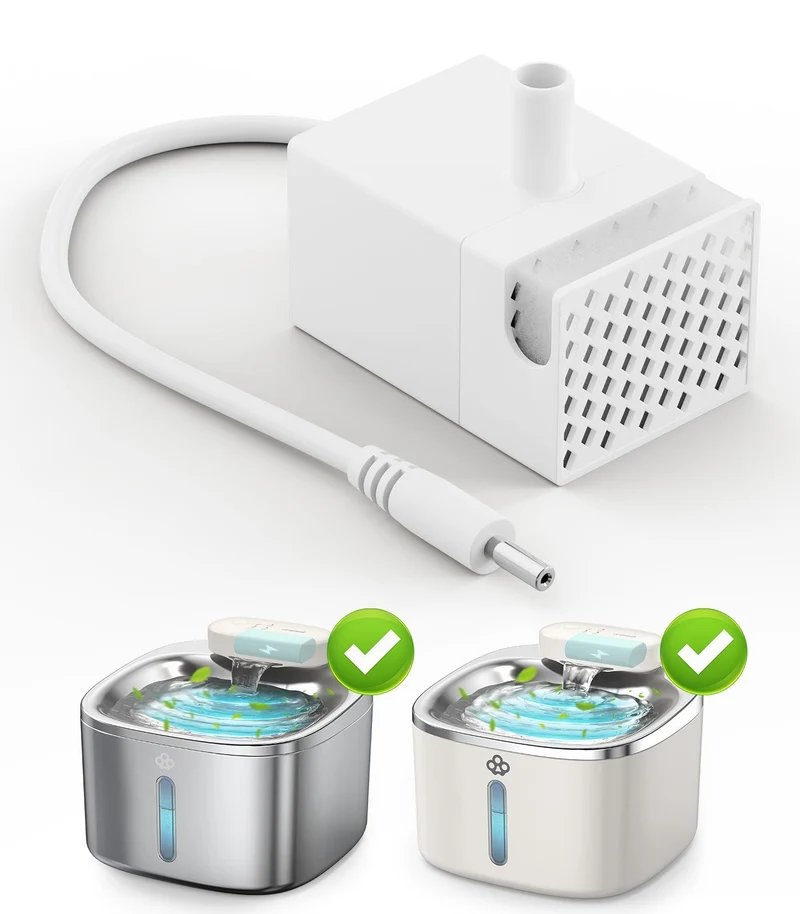 Oneisall 3.5L Cordless Pet Water Fountain Pump Replacement