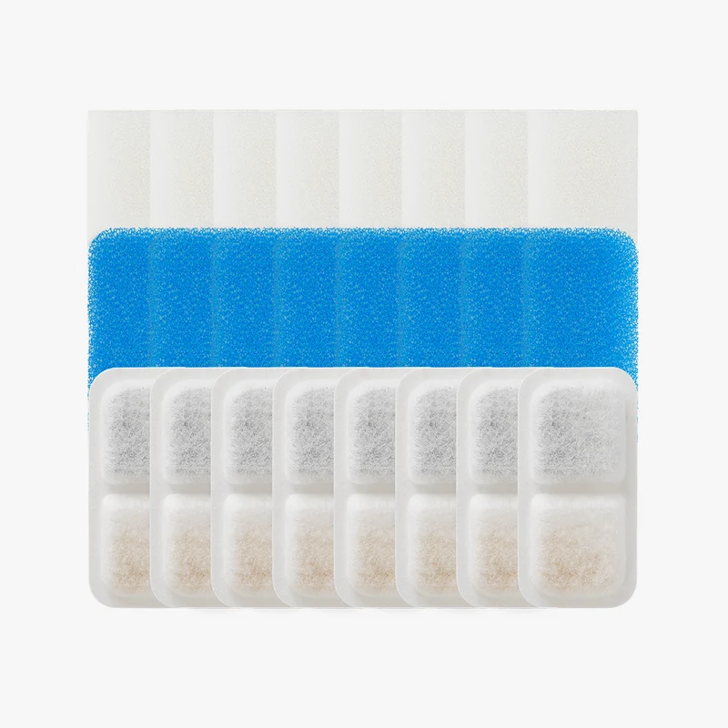 Oneisall 2L Cat Water Fountain 8PCS Carbon Filters Replacement