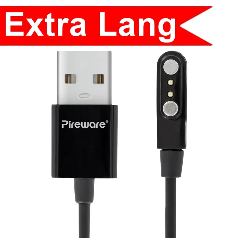 Extra Langes Ladekabel Pireware® Slim magnetisch zum Wechseln USB-Kabel Ladegerät