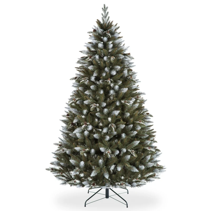 Premium PVC Weihnachtsbaum Verschneite Fichte mit PE 220 Zweigen
