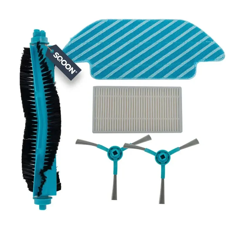 Wartungsset für Cecotec Conga Saugroboter 4090, 4490, 4690, 5090, 5490, 6090 und 7090, 5 Teile S0912