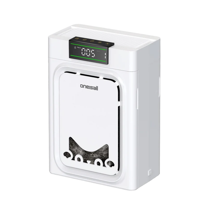 Oneisall Air Purifier for Homes with Pets, Double-Sided Inlet