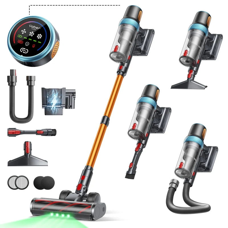 Pireware® Turbo 1200 Kabelloser Akku Staubsauger Beutellos