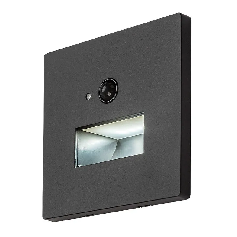 Lunca LED-Lampe 1 W, IP20, schwarz, 3000, 4500, 6500 K, Bewegungsmelder, Lichtsensor, 77197
