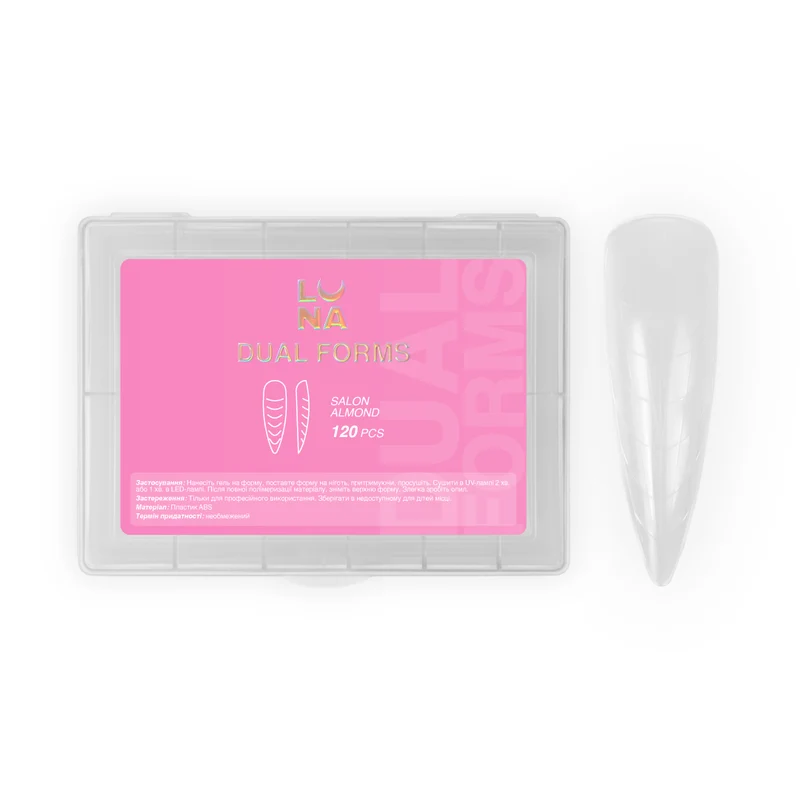 Lunamoon Dual Nail Forms Salon Almond