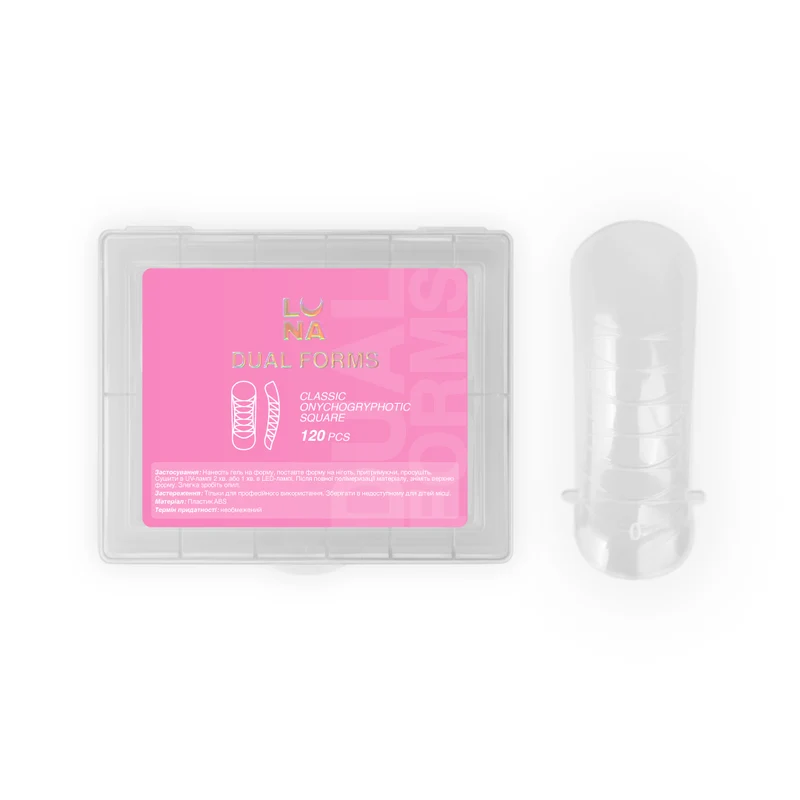 Lunamoon Dual Nail Forms Classic Onychogryphotic Square