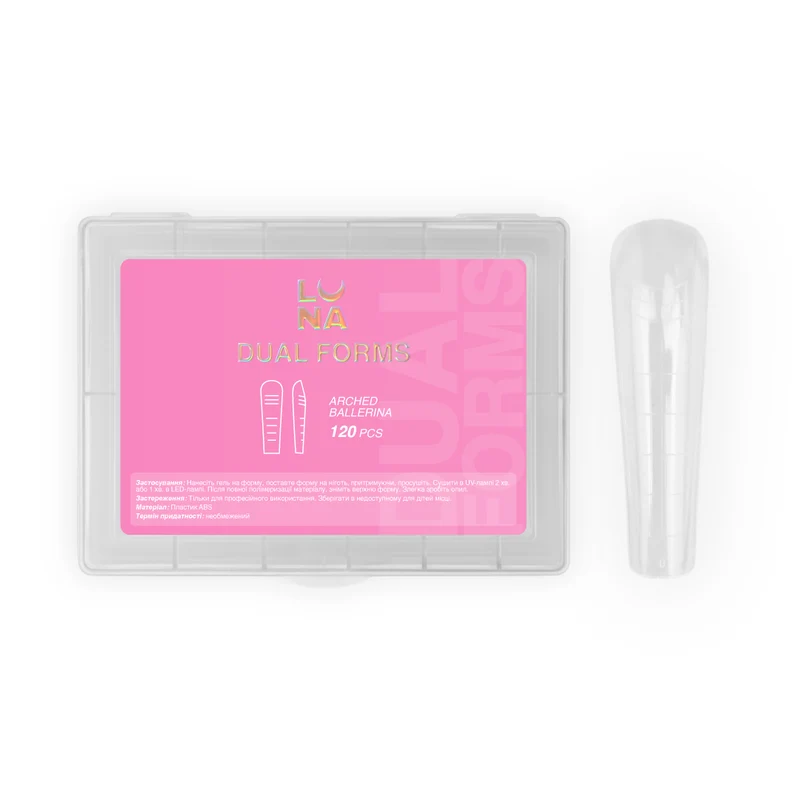 Lunamoon Dual Nail Forms Arched Ballerina