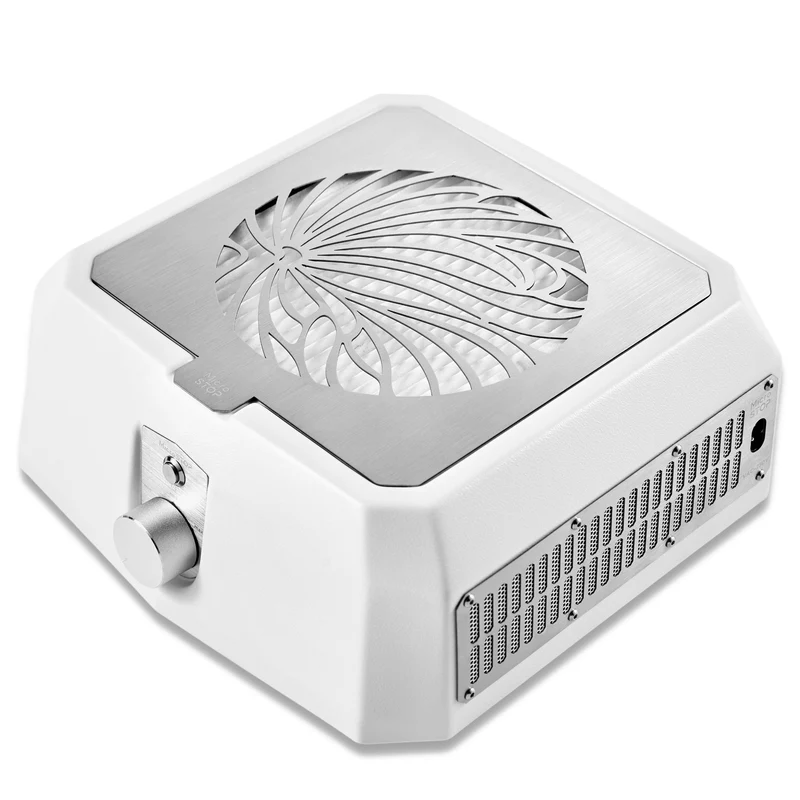 Microstop Base Pro White Tisch-Staubabsaugung für die Maniküre mit HEPA-Filter