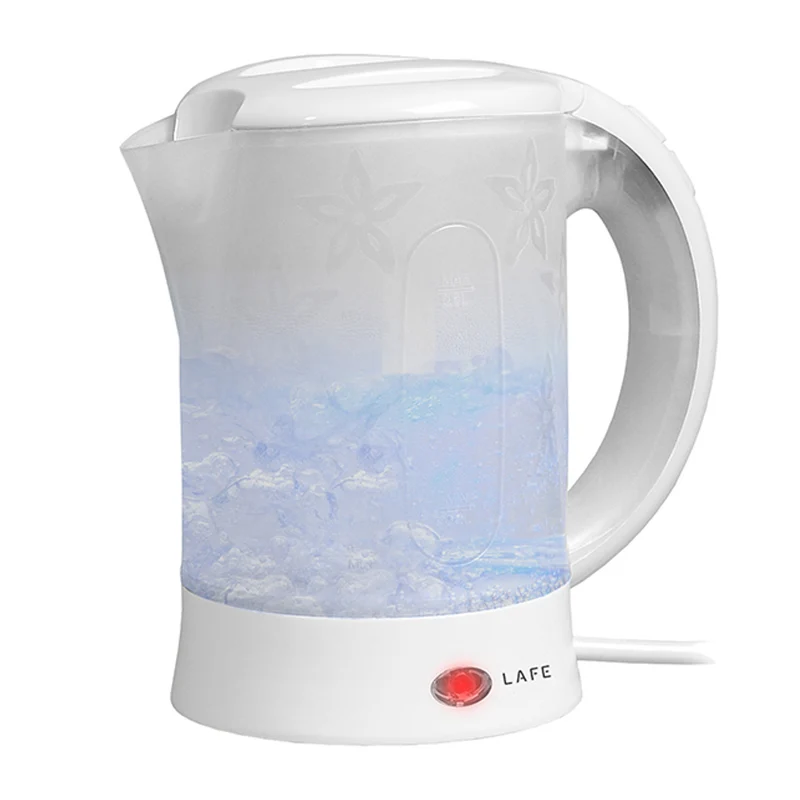 Lafe Wasserkocher, Tourist, 600W, Fassungsvermögen 0,6l, 2 Tassen, 2 Löffel, weiß, Scandi