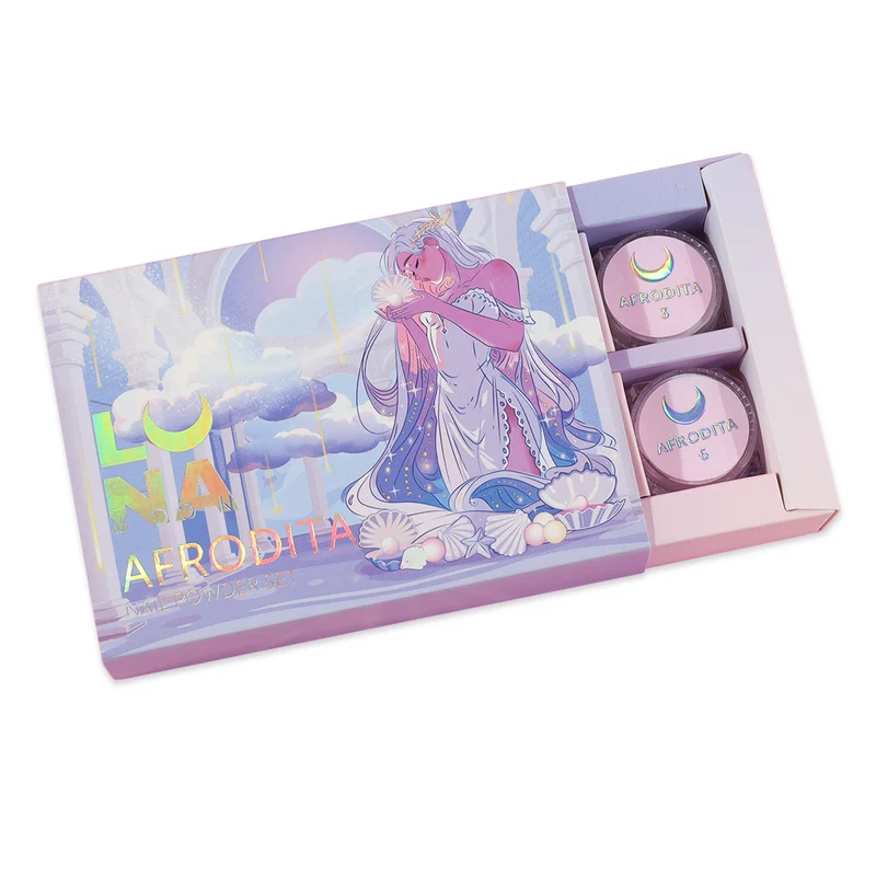Lunamoon Afrodita Nail Powder Set 6pcs