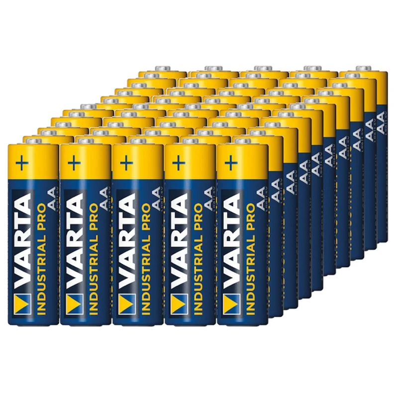 50x R-06 LR6 AA 1,5V Alkalibatterie Varta Industrial 4006