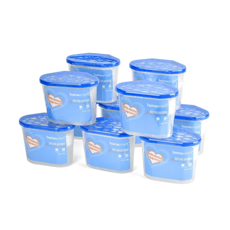 HOMESMART 10er-Set Feuchtigkeitsabsorber-Boxen - Frischer Duft für saubere Luft, Lavendel-Duft