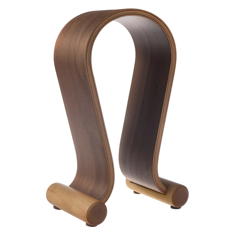 Universal Kopfhörerständer aus Holz Kopfhörerhalter Kopfhörer Ständer Halter Halterung Headset (Walnuss)