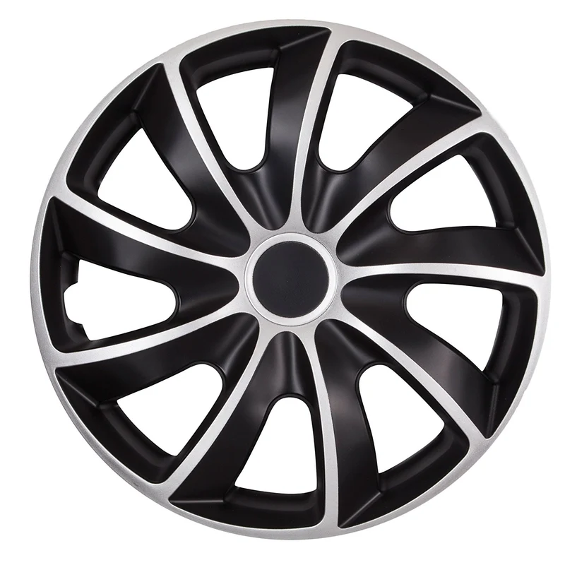 Universal Radkappe 14" NRM Quad Bicolor schwarz/silber 1 Stück