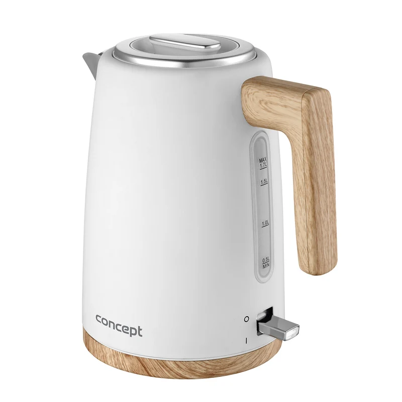 Concept elektrischer Wasserkocher, 2200W, 1,7l, weiß, RK3315