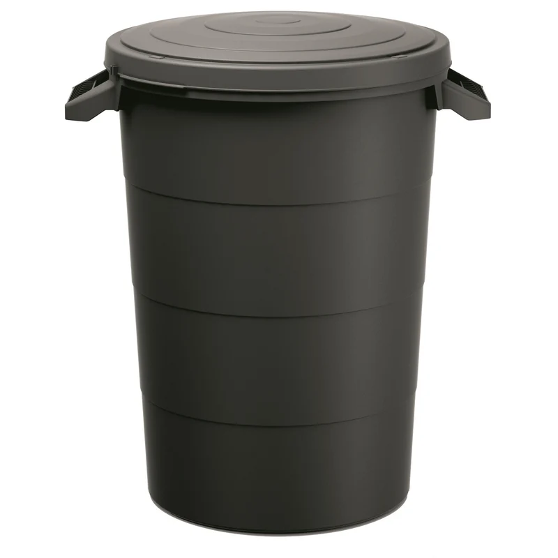 Keden SMOOTH Abfalleimer - Recycling 80 Liter Schwarz