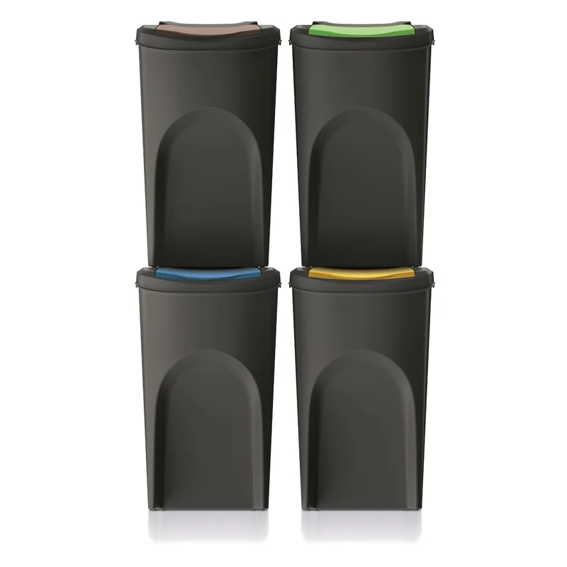 Keden IKWB35S4 Sortibox Abfallbehälter 4x35l Recycling Mülltrennung