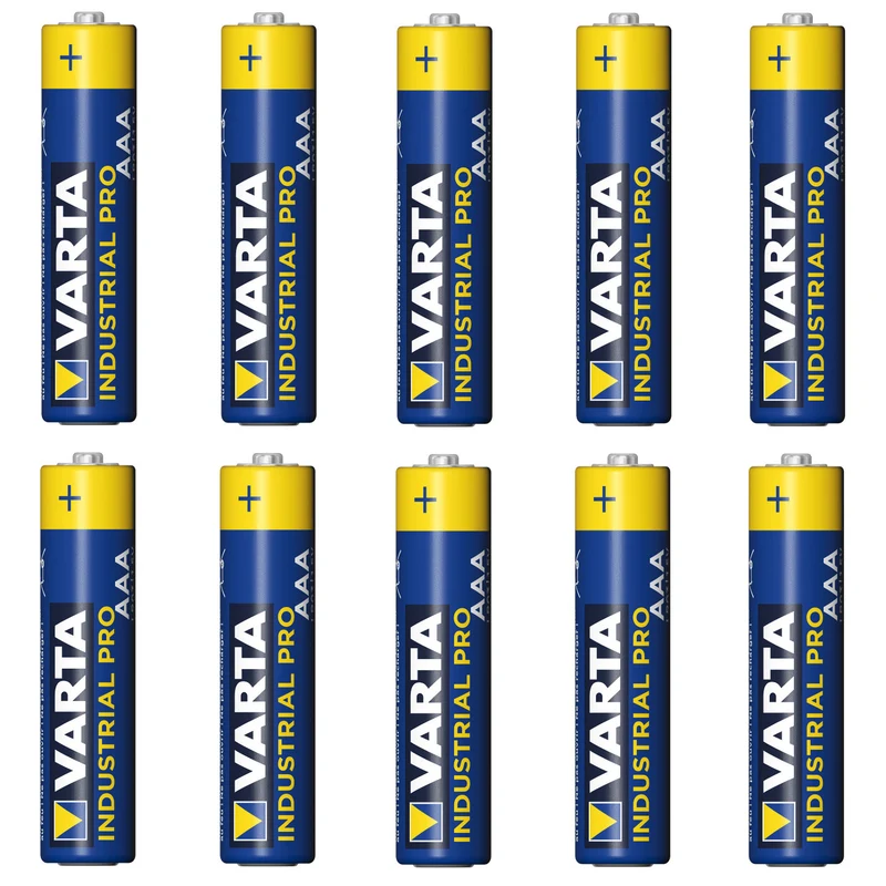 10x R-03 LR03 AAA-Alkalibatterie von Varta Industrial 4003