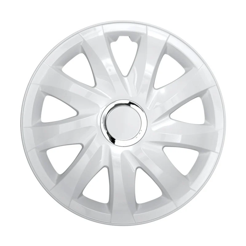 Radkappen Drift 14" Weiß Lackiert ABS-Kunststoff 4er Sets