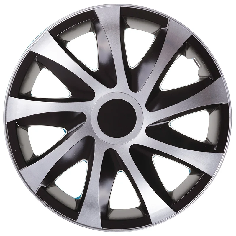 Universal Radkappen 13" NRM DRACO CS schwarz/silber 4 Stück