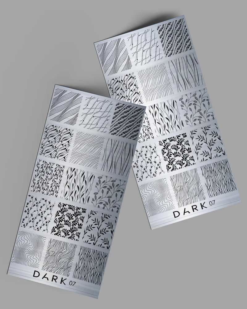 DARK Stamping-Platte 07
