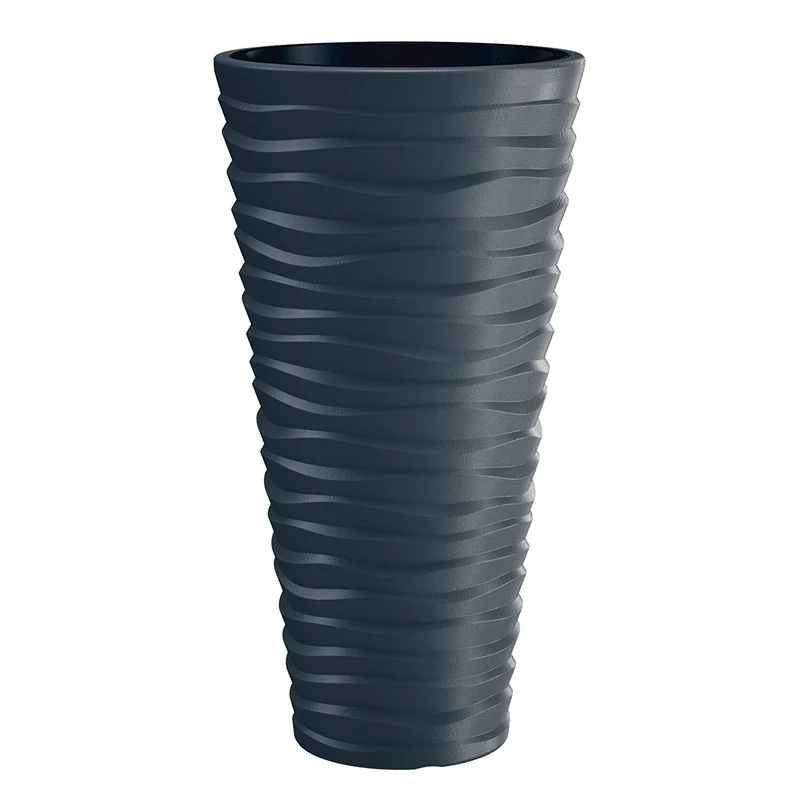 Blumentopf mit herausnehmbarem Einsatz Sand Slim DPSA400 anthrazit