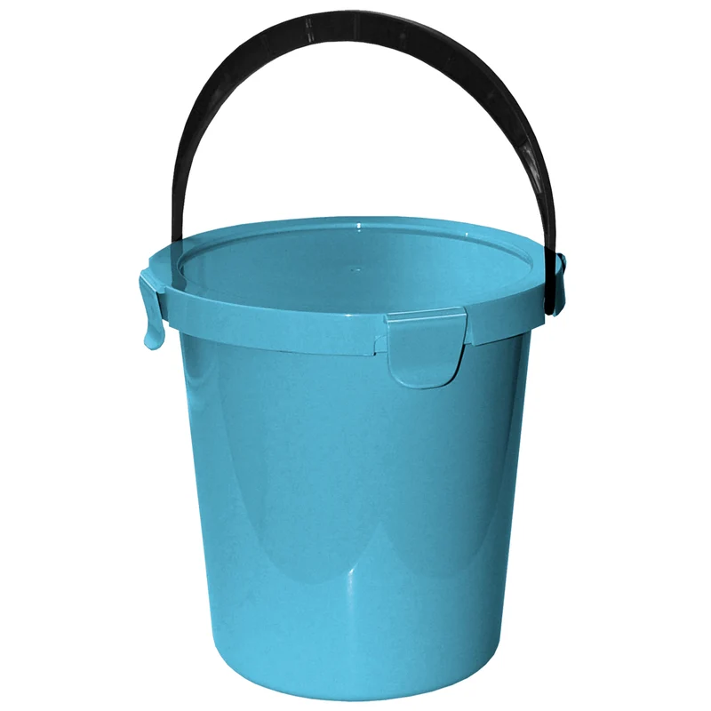 Plast Team Berry 5L Eimer mit Deckel hellblau