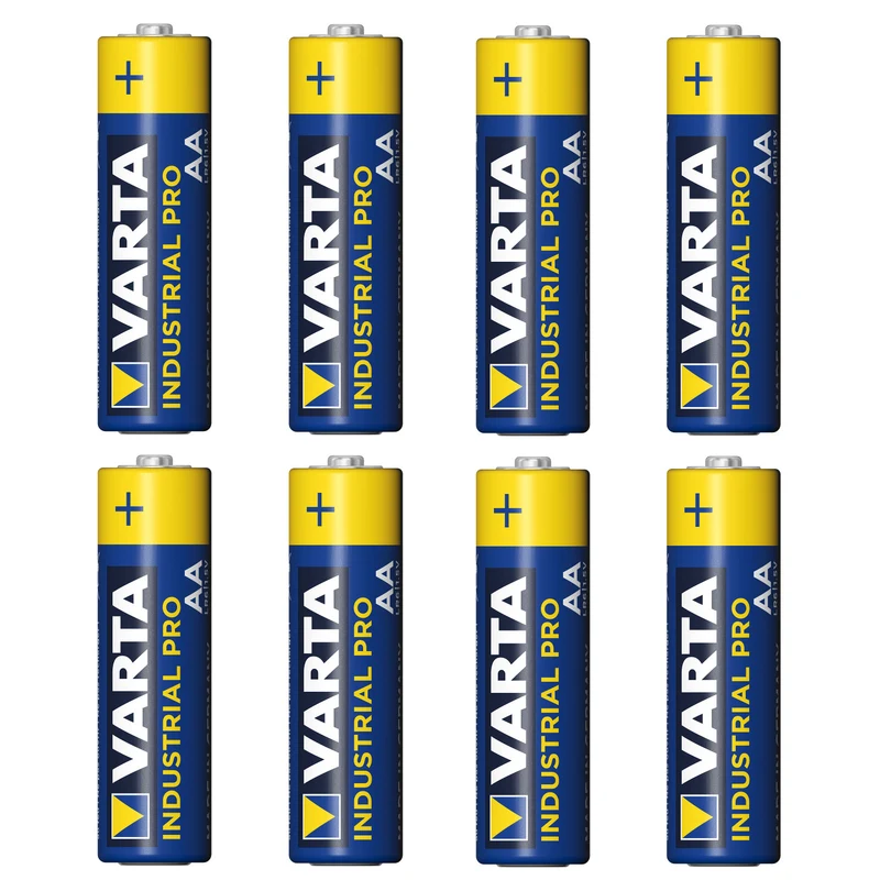 8x R-06 LR6 AA 1,5V Alkalibatterie Varta Industrial 4006