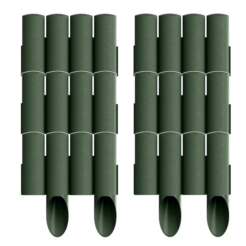 Cellfast Gartenpalisade Standard 4 grün, 6 Packungen