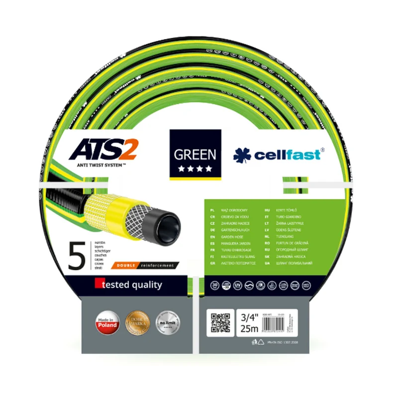 Garden Cellfast Green Schlauch ATS2 3/4 "25m, 5 Lagen