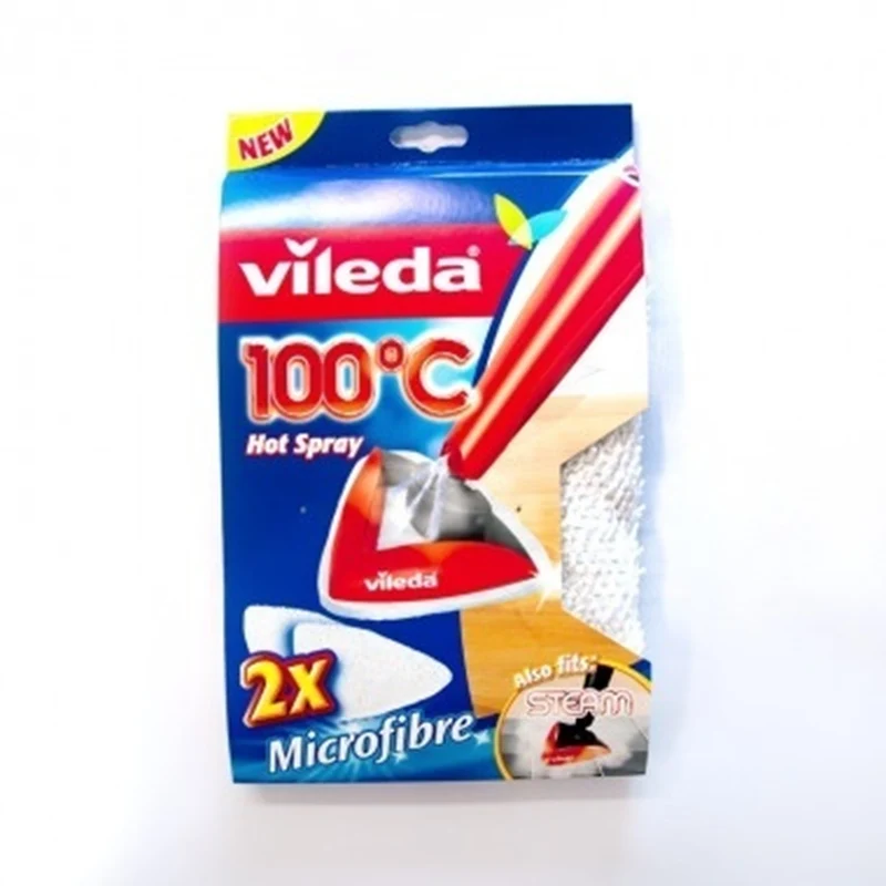 2er Set Ersatzbezug für Dampfmopp Vileda 100 Grad Hot Spray