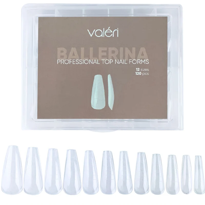 Valeri Professional Top Nail Forms "BALLERINA"