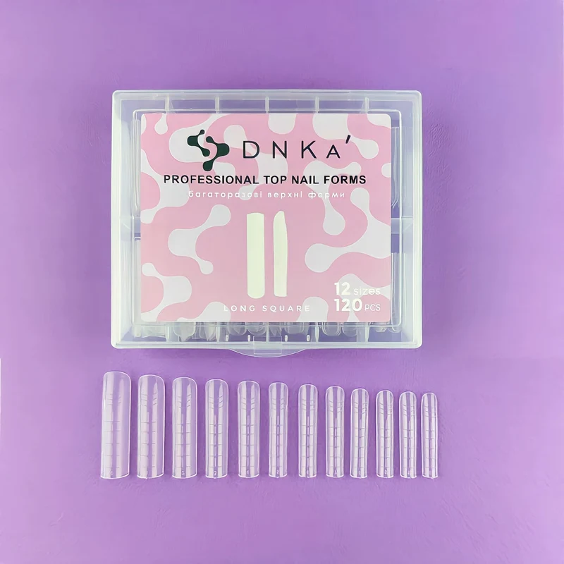 DNKa' Nail Forms Long Square 120pcs