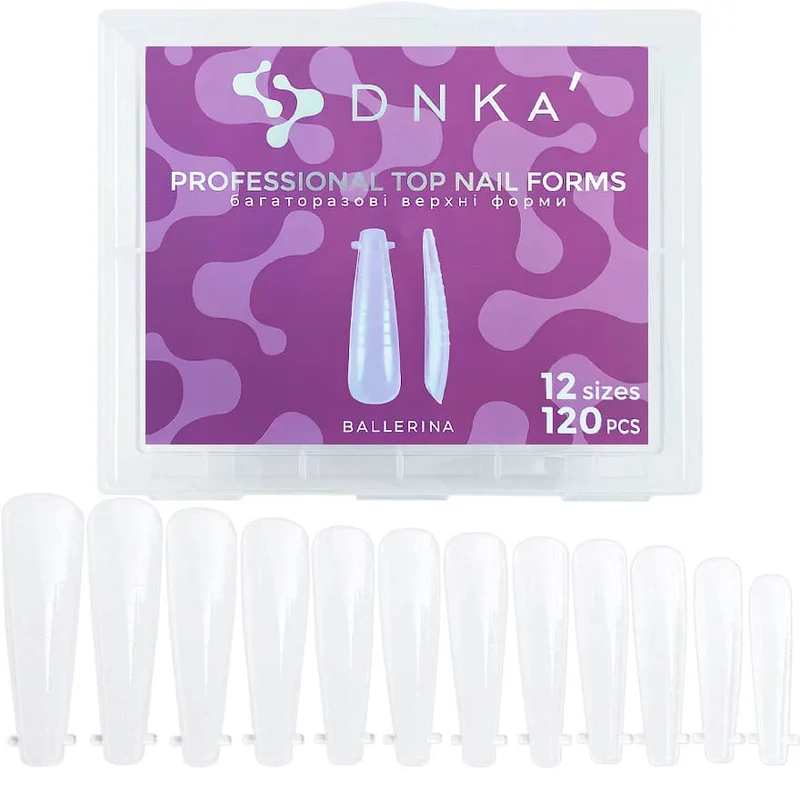 DNKa' Nail Forms Ballerina 120pcs